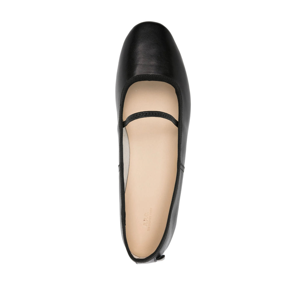 A.P.C. Black Ballet Flats Women