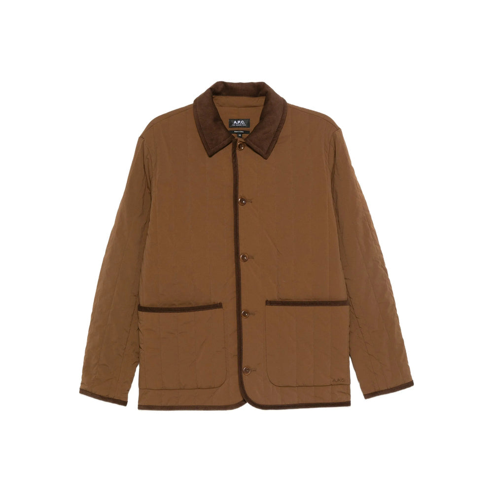 A.P.C. Brown Jackets - Puffer Jackets Women