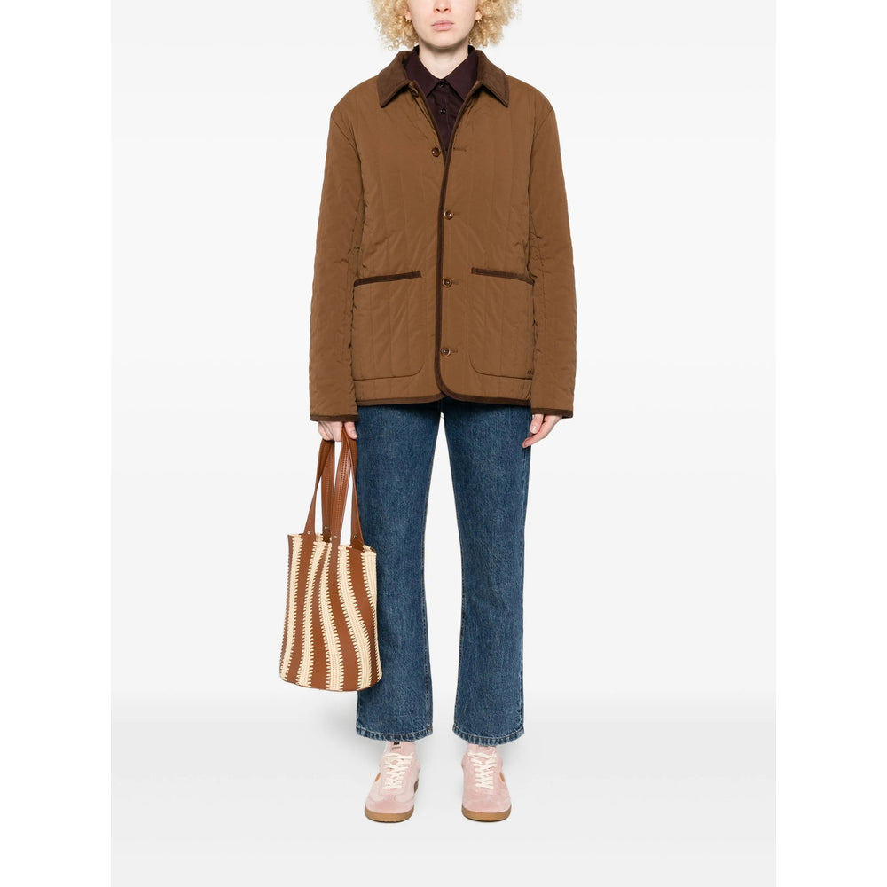 A.P.C. Brown Jackets - Puffer Jackets Women