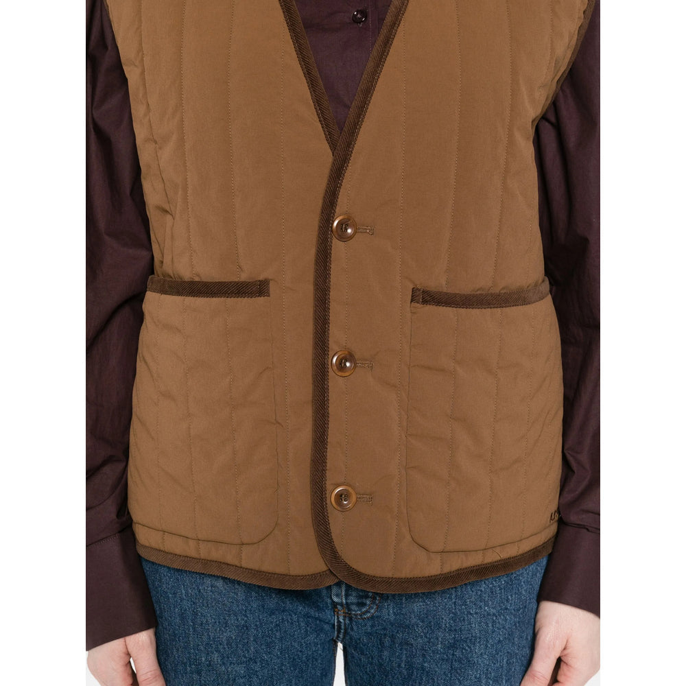 A.P.C. Brown Jackets - Waistcoats & Gilets Men