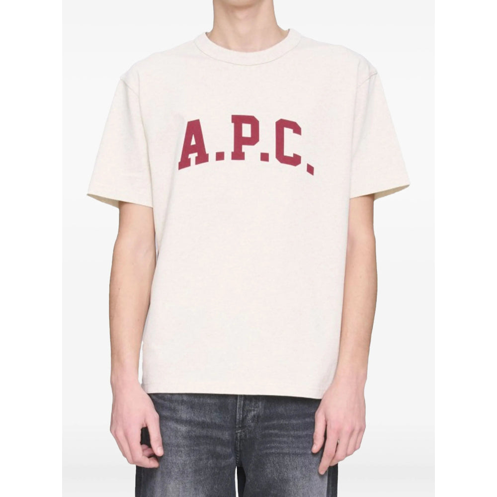 A.P.C. Neutrals T-Shirts & Vests - T-Shirts Men