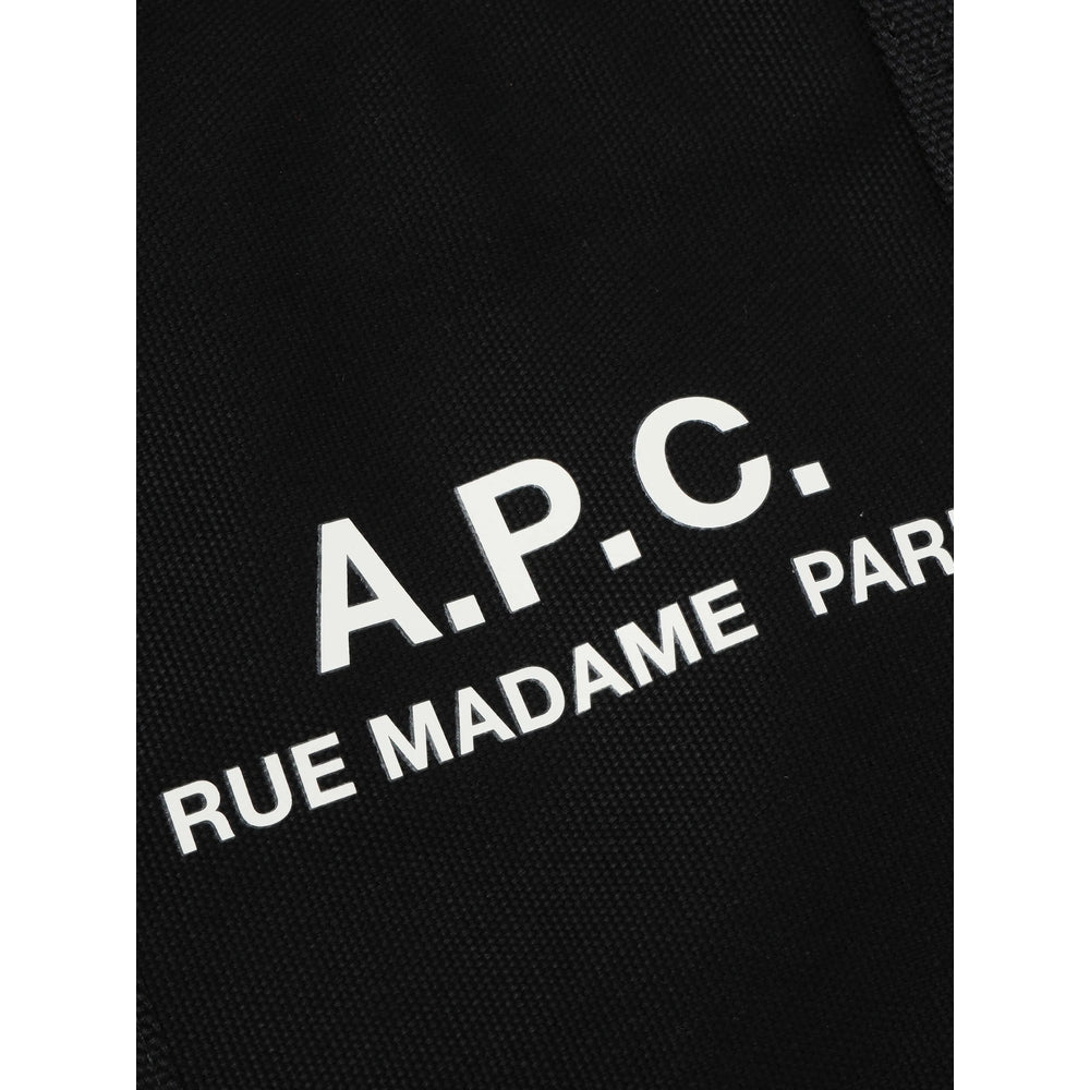 A.P.C. Black Tote Bags Men