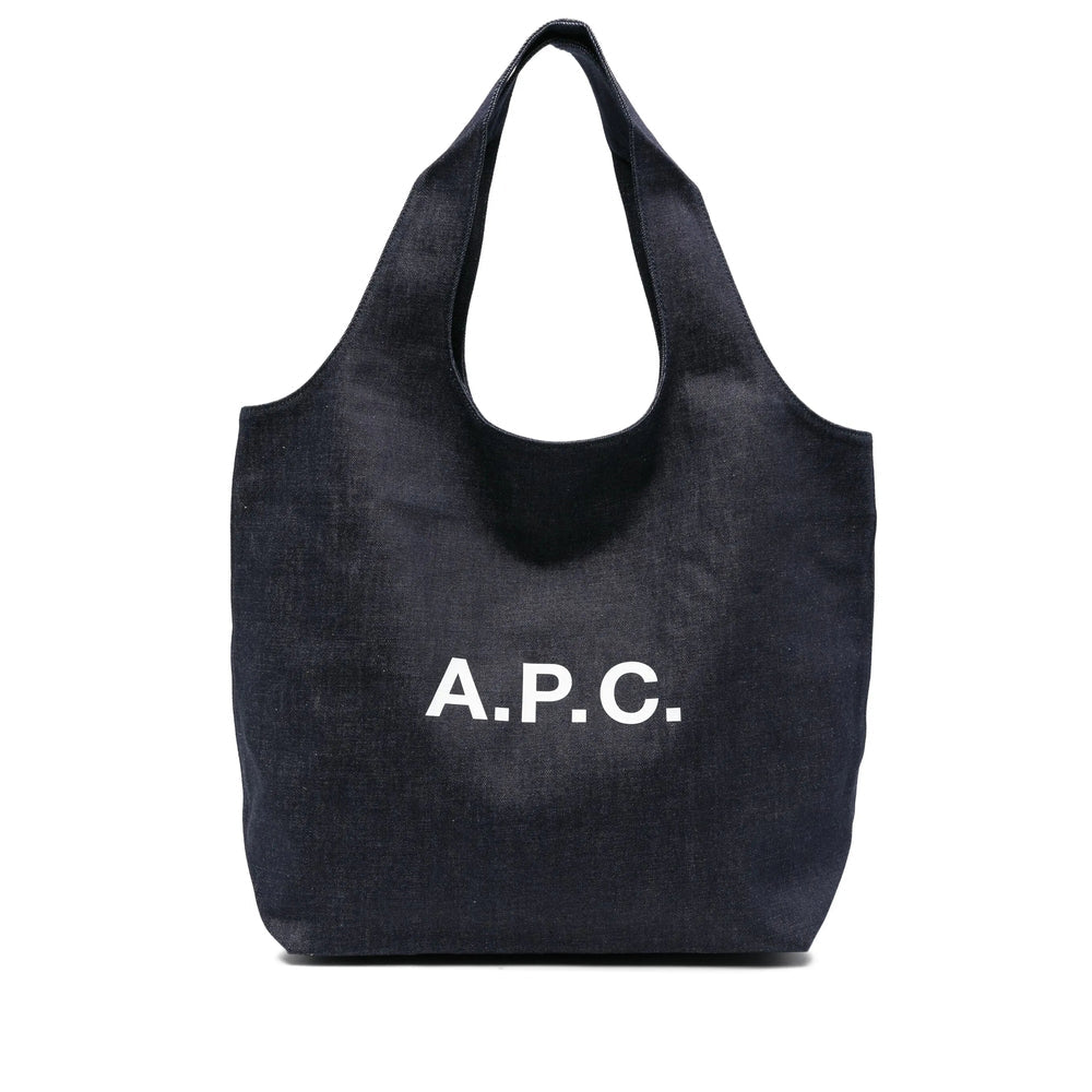 A.P.C. Blue Tote Bags Women