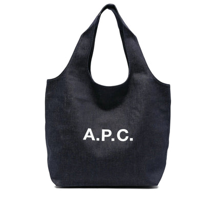 A.P.C. Blue Tote Bags Women
