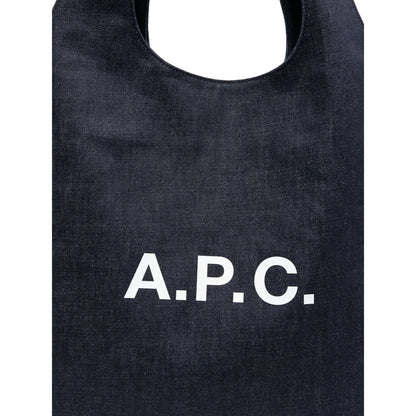 A.P.C. Blue Tote Bags Women