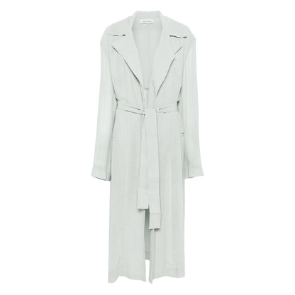 Alberta Ferretti Green Coats - Single Breasted Coats Women