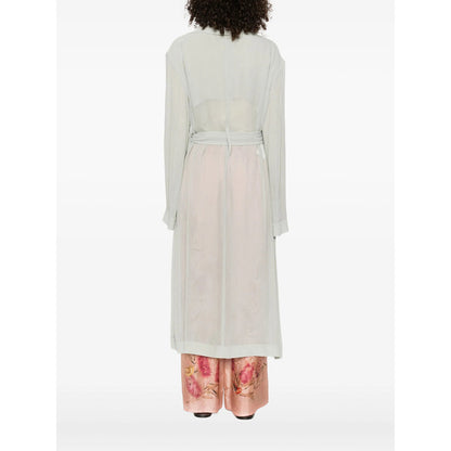Alberta Ferretti Green Coats - Single Breasted Coats Women