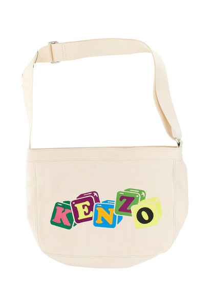 Kenzo Women Shoulder Bag With Embroidery