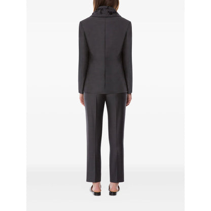 Alberta Ferretti Grey Trousers - Tailored Trousers Women