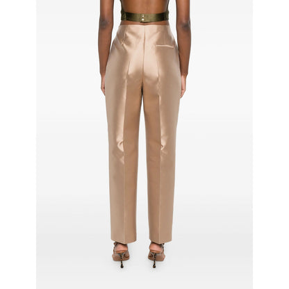 Alberta Ferretti Neutrals Trousers - High-Waisted Trousers Women