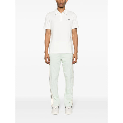 A.P.C. White Polo Shirts Men