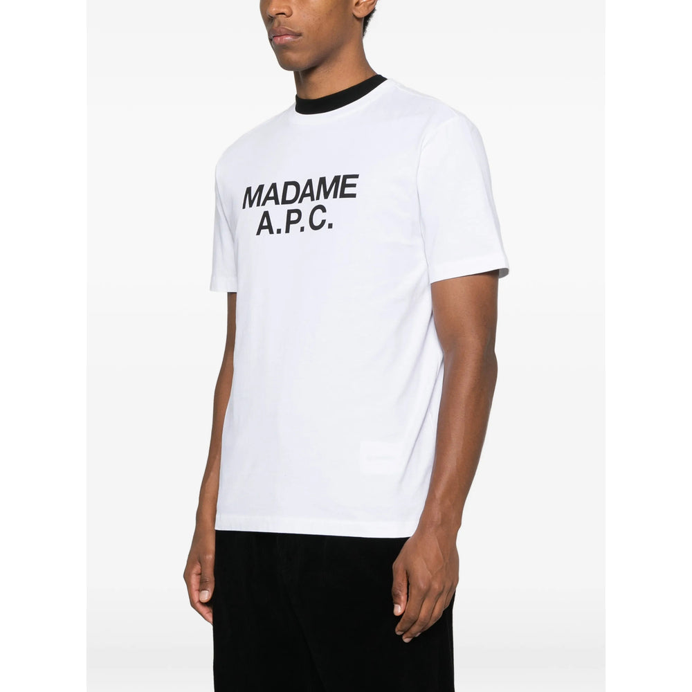 A.P.C. White T-Shirts & Vests - T-Shirts Men
