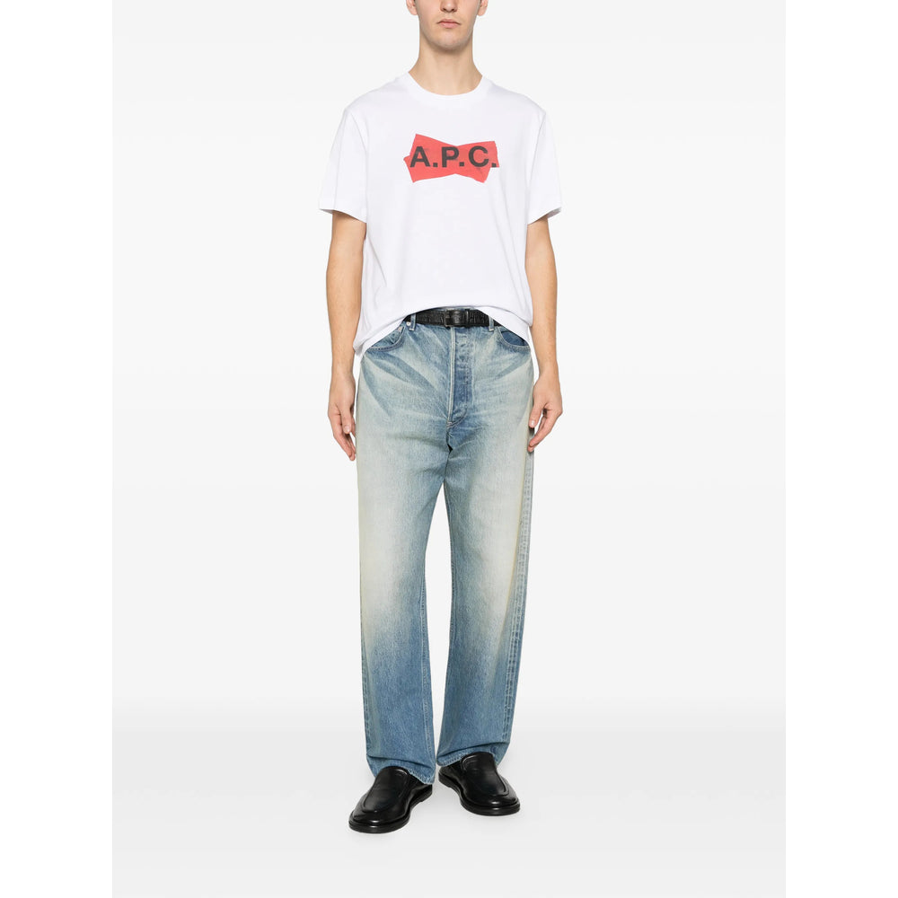 A.P.C. White T-Shirts & Vests - T-Shirts Men