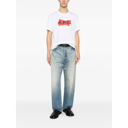 A.P.C. White T-Shirts & Vests - T-Shirts Men
