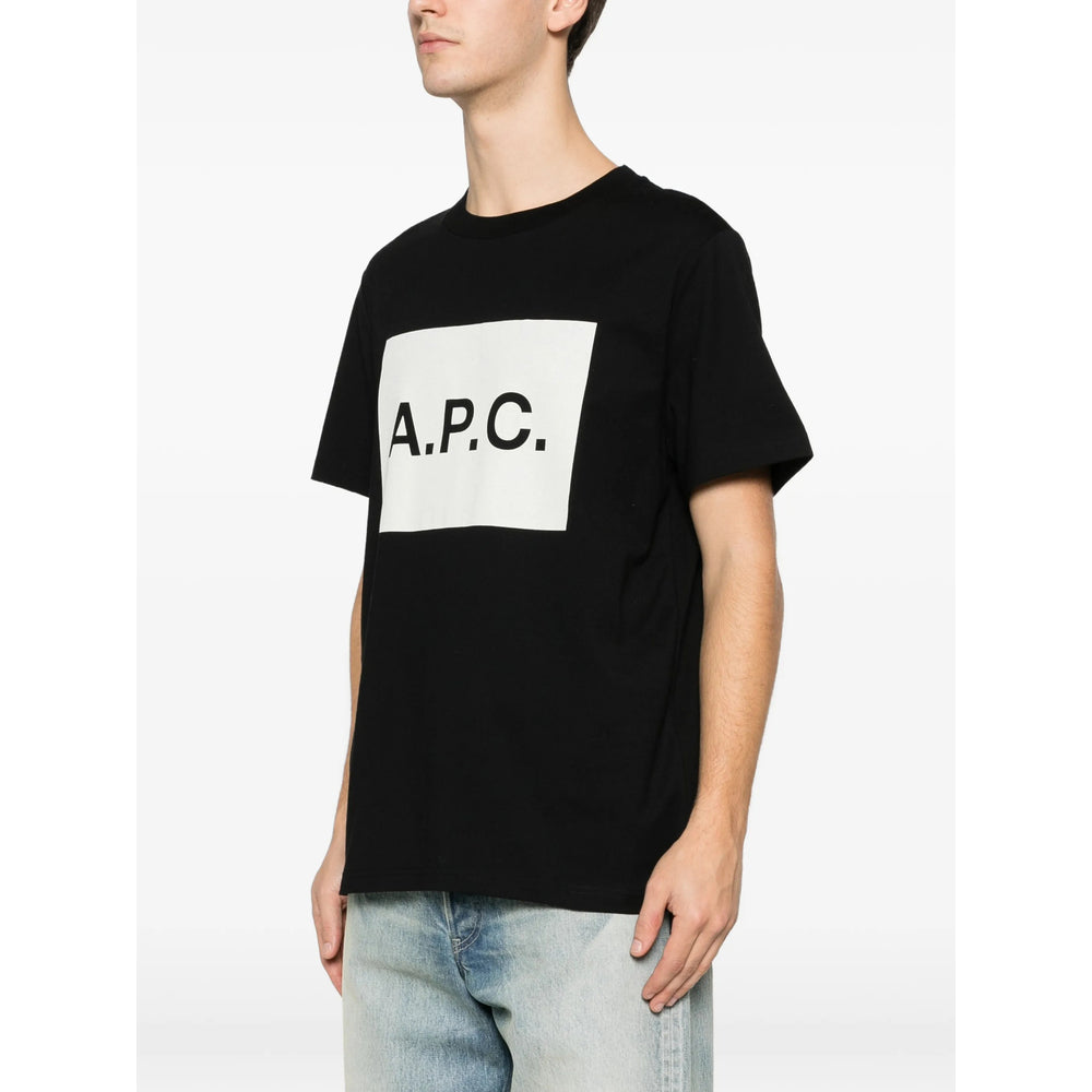 A.P.C. Black T-Shirts & Vests - T-Shirts Men
