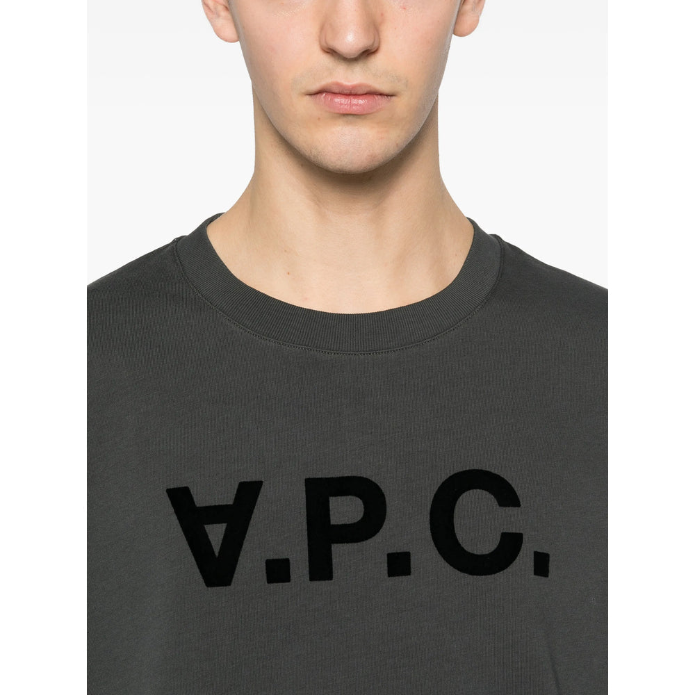 A.P.C. Grey T-Shirts & Vests - T-Shirts Men