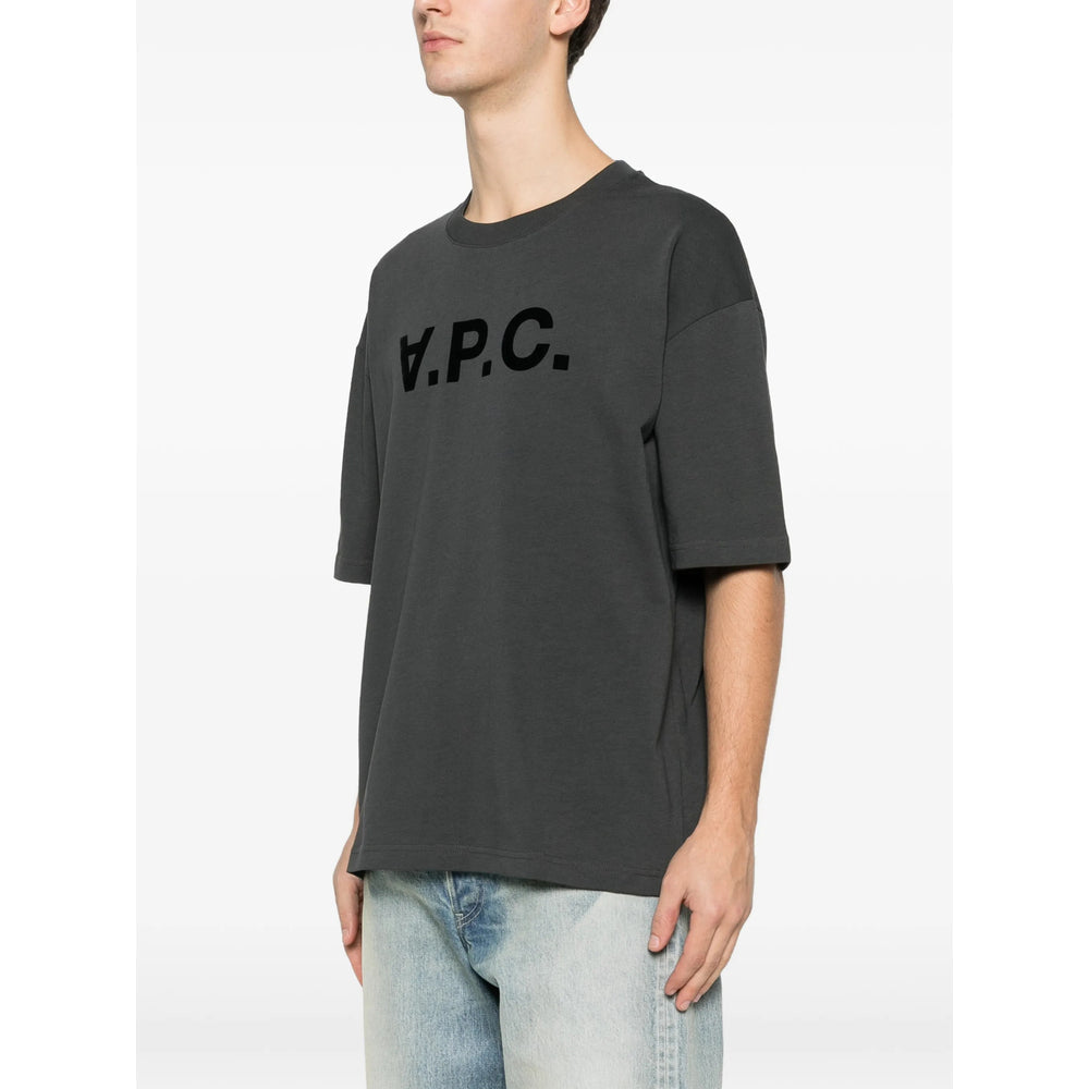 A.P.C. Grey T-Shirts & Vests - T-Shirts Men