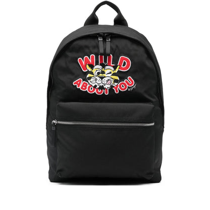 Kenzo Black Backpacks Men