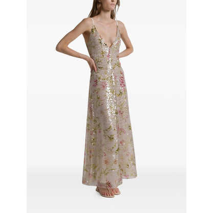Alberta Ferretti Neutrals Dresses - Evening Dresses Women