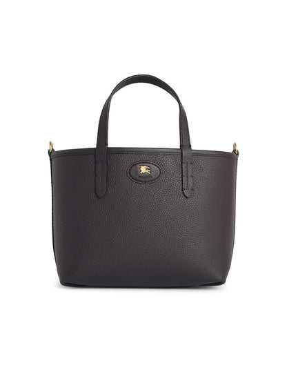 Burberry 'Tote Bloomsbury' 'Peat' Mini Reversible Brown Leather Bag Women