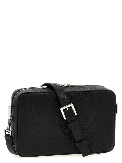 Gucci Men Logo Leather Shoulder Strap