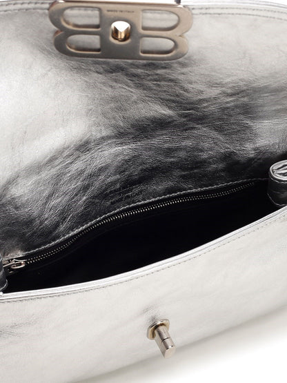 Balenciaga Women "Flap Bb Soft" Small Shoulder Bag