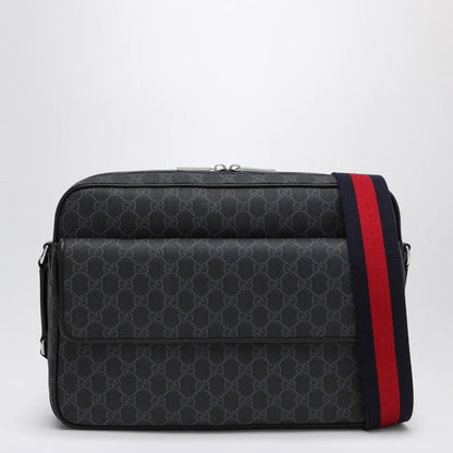 Gucci Black Gg Supreme Fabric Shoulder Bag Men