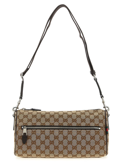 Gucci Men Small Gg Cylindrical Shoulder Strap