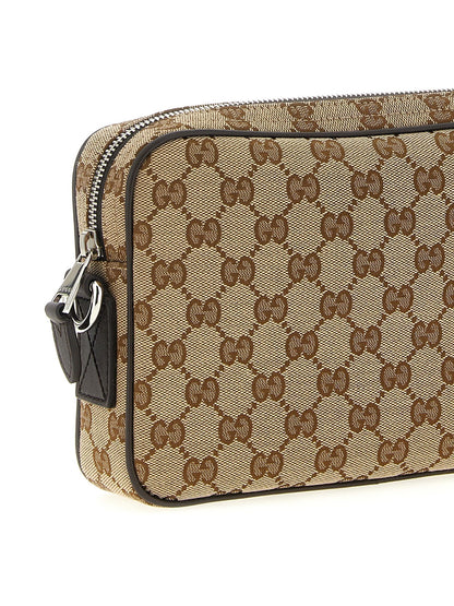 Gucci Men Gg Small Shoulder Strap