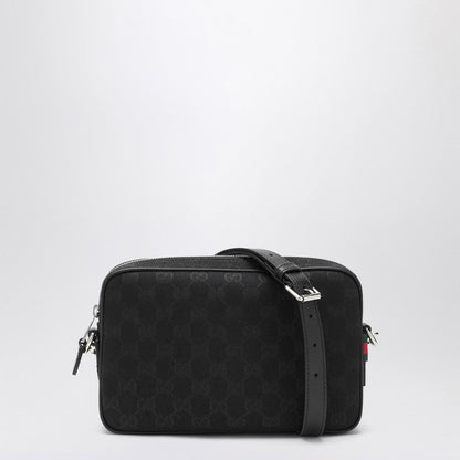 Gucci Black Gg Fabric Shoulder Bag Men