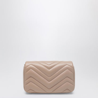 Gucci Mini Gg Marmont Shoulder Bag In Pale Pink Women