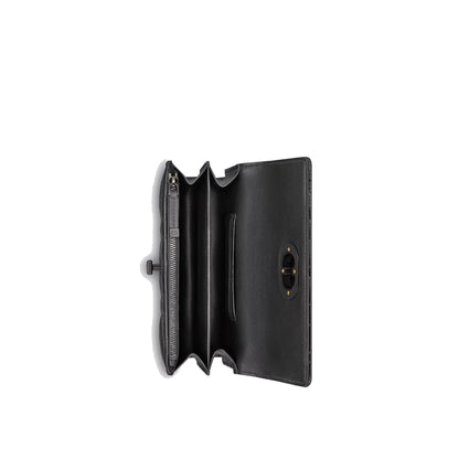 Dior Caro Patent And Matte Shoulder Bag Women