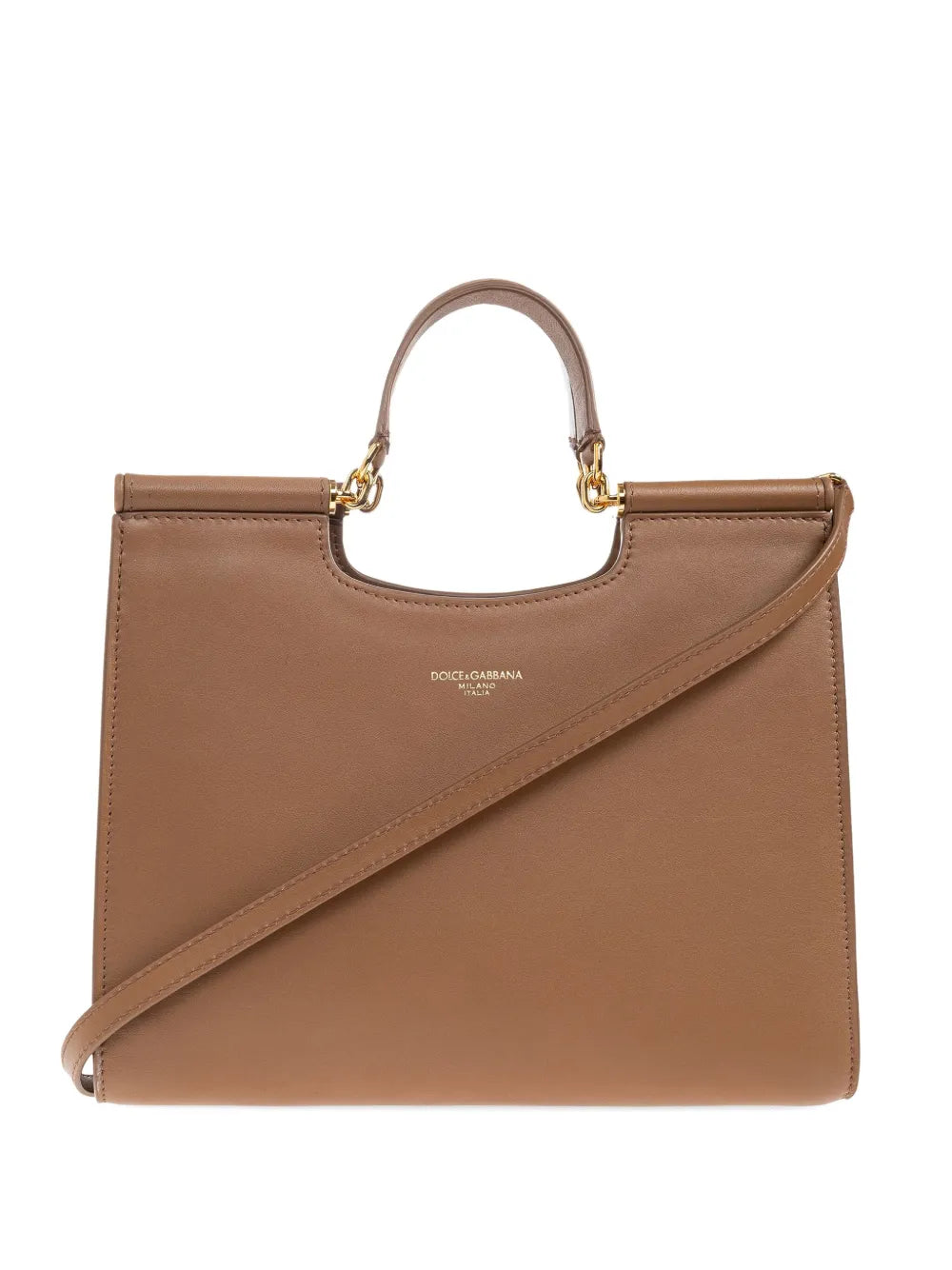 Dolce & Gabbana Women Leather Tote Bag With Top Handle