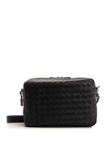 Bottega Veneta Men Shoulder Bag With Woven Pattern