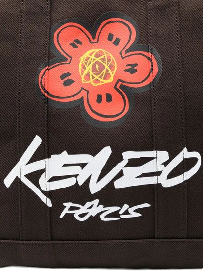 Kenzo Women Kenzo X Futura 2000 Kenzo Utility Boke Flower-Print Tote Bag