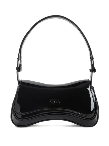 Diesel Women Play Shoulder Bag With Logo Plaque