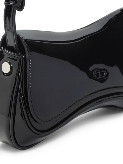 Diesel Women Play Shoulder Bag With Logo Plaque