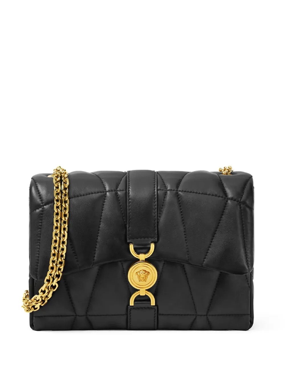 Versace Women Kleio Quilted Shoulder Bag