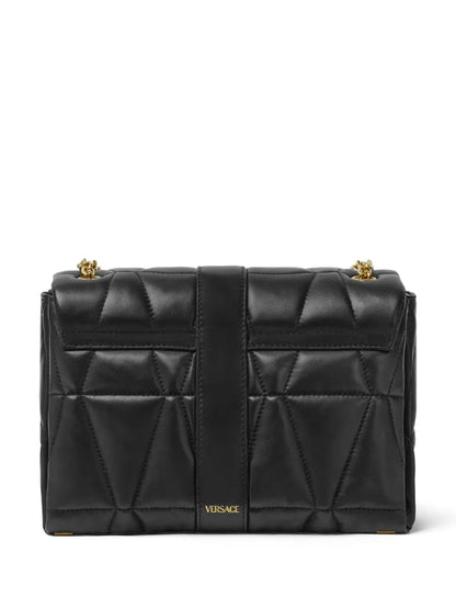 Versace Women Kleio Quilted Shoulder Bag