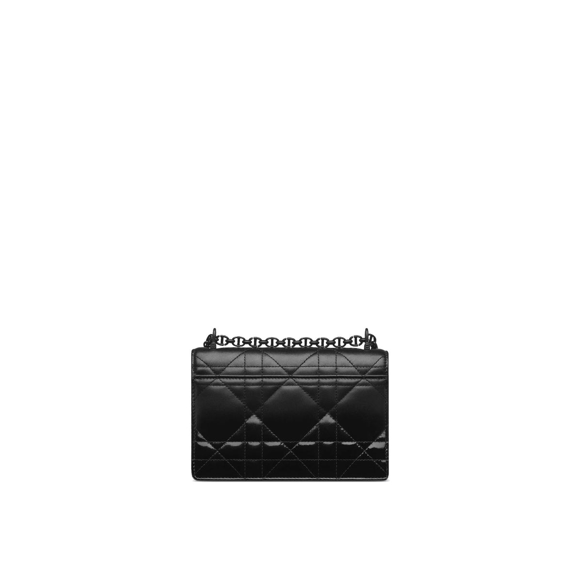 Dior Caro Patent And Matte Shoulder Bag Women