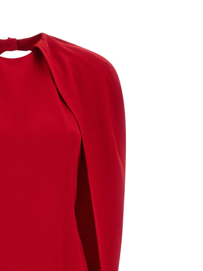 Alberta Ferretti Women Cape Dress