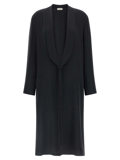 Alberta Ferretti Women Silk Georgette Coat