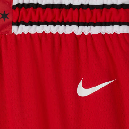 NBA Chicago Bulls Swingman Road Shorts Icon Edition 18 'University Red'