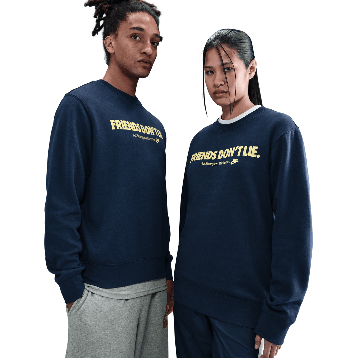 '+ Stranger Things Fleece Crew 'Midnight Navy'