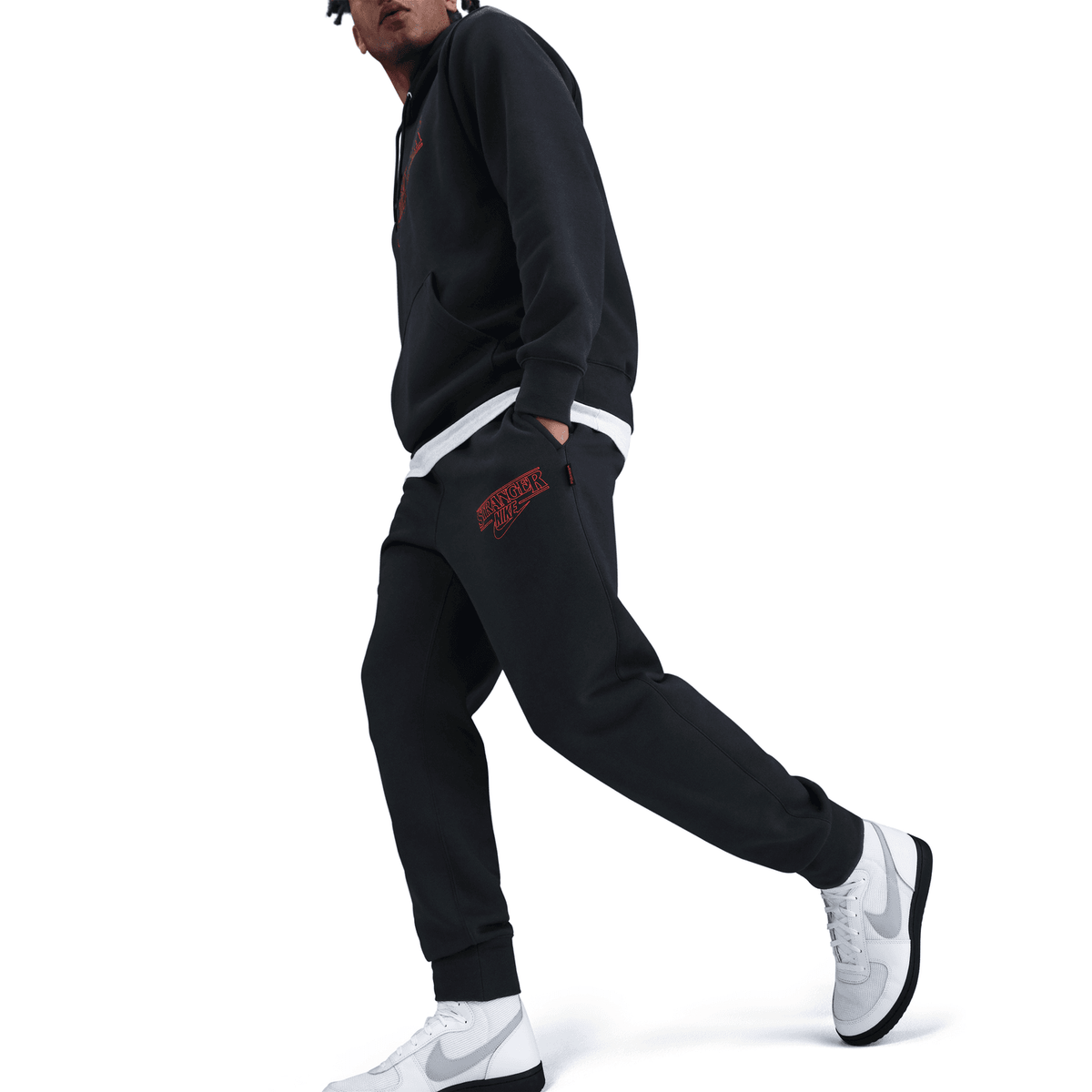 '+ Stranger Things Fleece Pants 'Black'