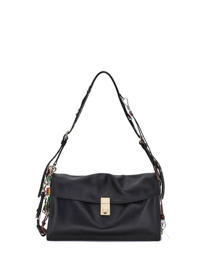 Prada Women Large Soft Sound Shoulder Bag