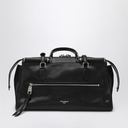 Dolce&Gabbana Black Vittoria Leather Bag Women
