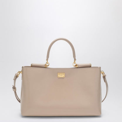 Dolce&Gabbana Vittoria Handbag In Flesh-Coloured Leather Women