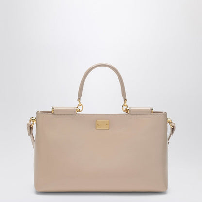 Dolce&Gabbana Vittoria Handbag In Flesh-Coloured Leather Women
