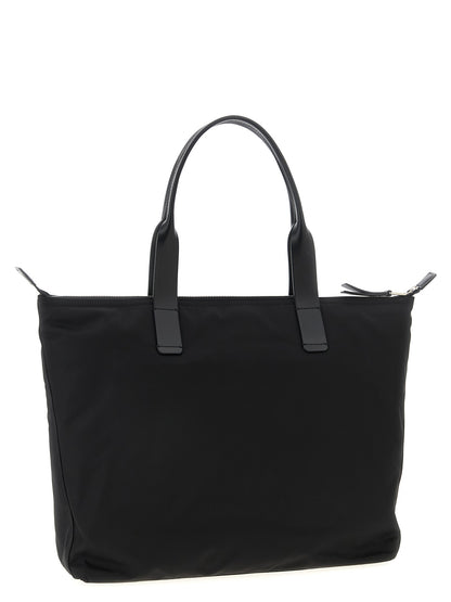 Dolce & Gabbana Men Media Logo Patch Shopping Bag